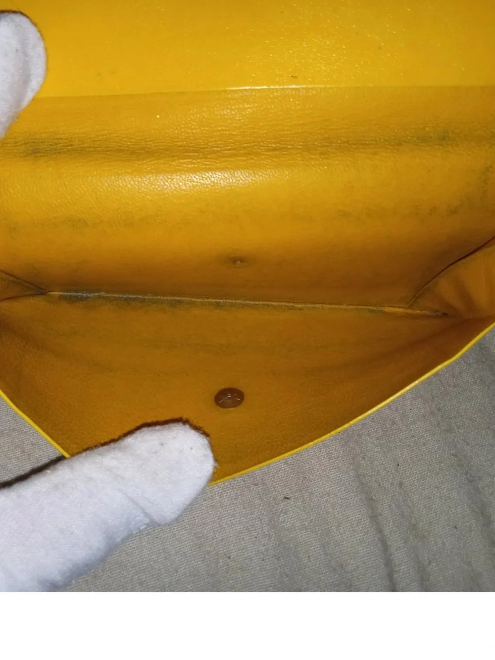 Goyard Yellow wallet-Authentic